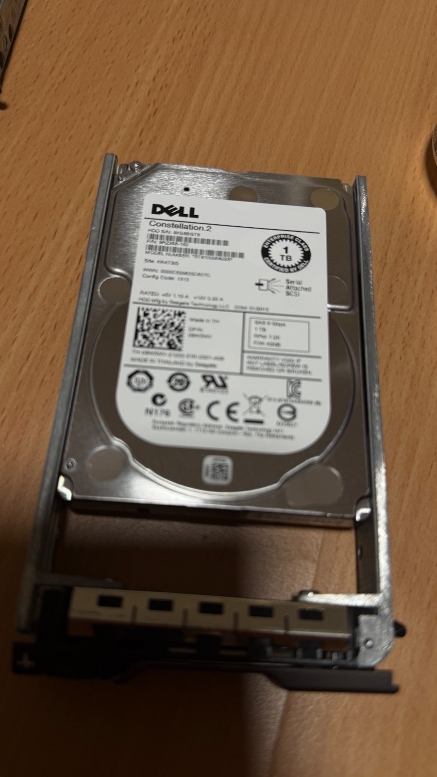 LOT OF 16 units Dell  1TB 2.5" 6Gb/s 64MB 7.2K RPM SAS  Dell 09W5WV 9RZ268-150