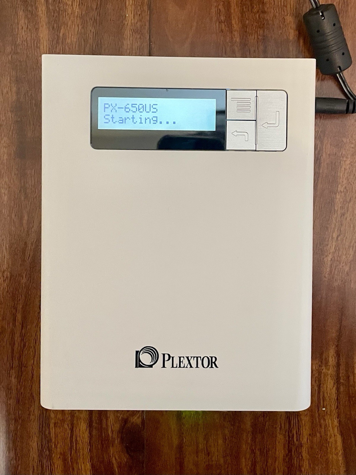 PLEXTOR PX-650US External USB DVD/CD Burner - Reads/Writes - With Box - TESTED