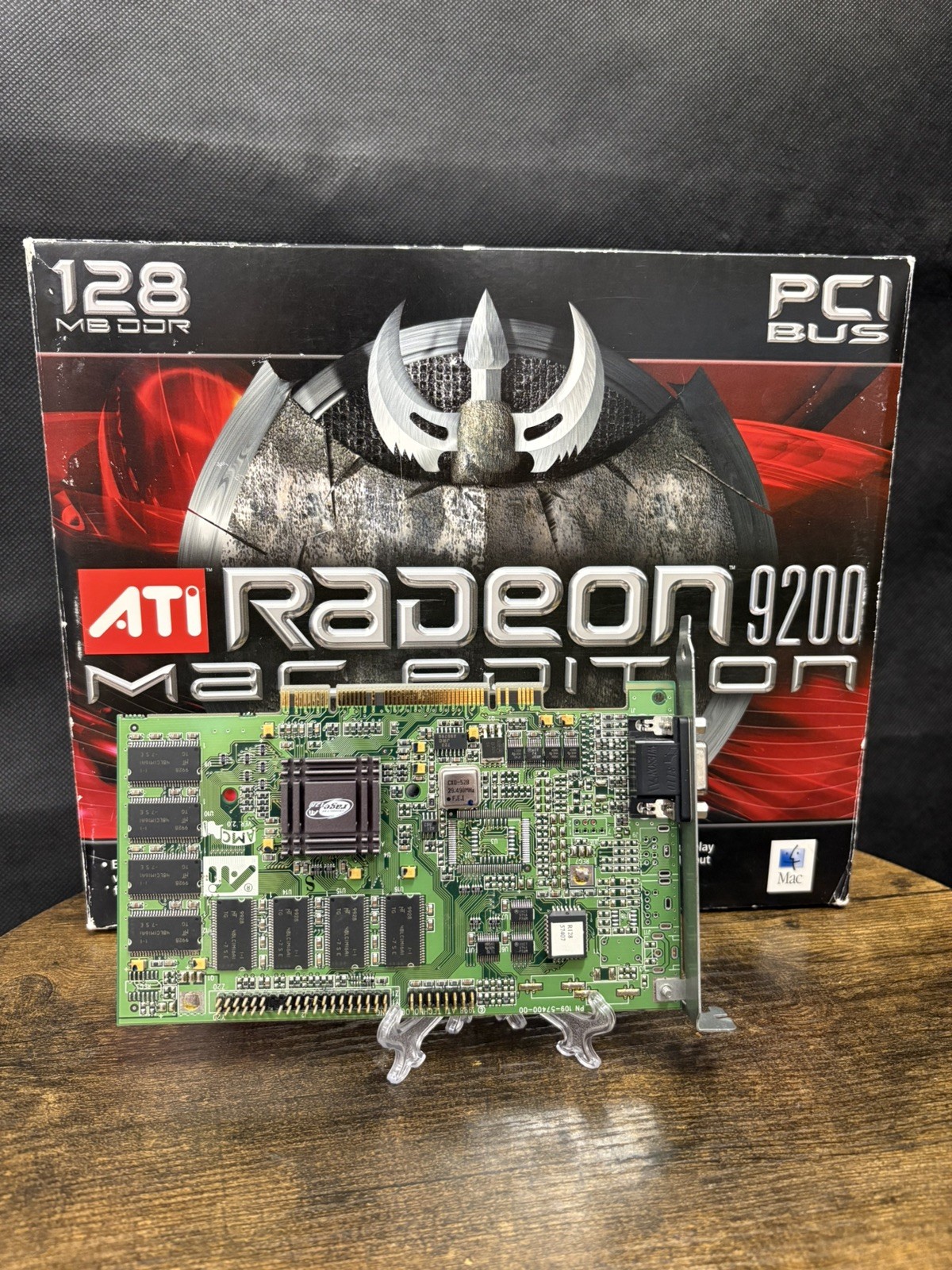 ATI Radeon 9200 Pro 128 DDR MP AGP Graphics Video Card (Mac Edition) NOS - RARE