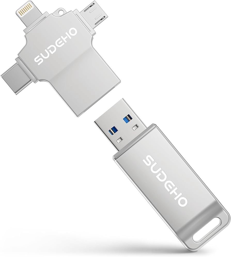 Sudeho MFi Licensed Made For iPhone 128GB Flash drive New A2