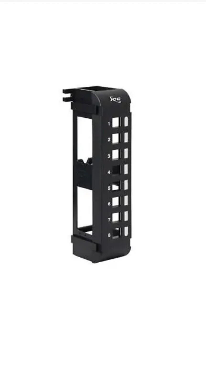 Icc IC107BP8VB Patch Panel, Blank,vertical,8-port Flush