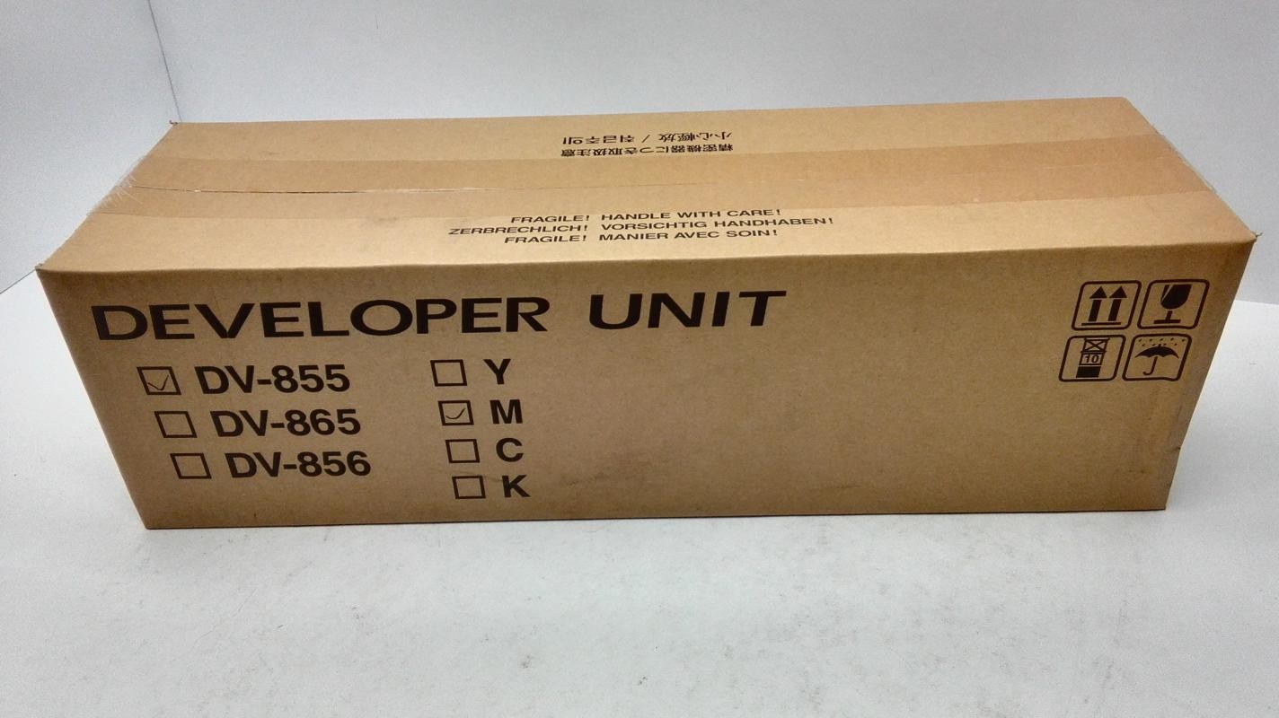 Kyocera Mita DV-855M Developer Unit DV-855 Developer, Magenta