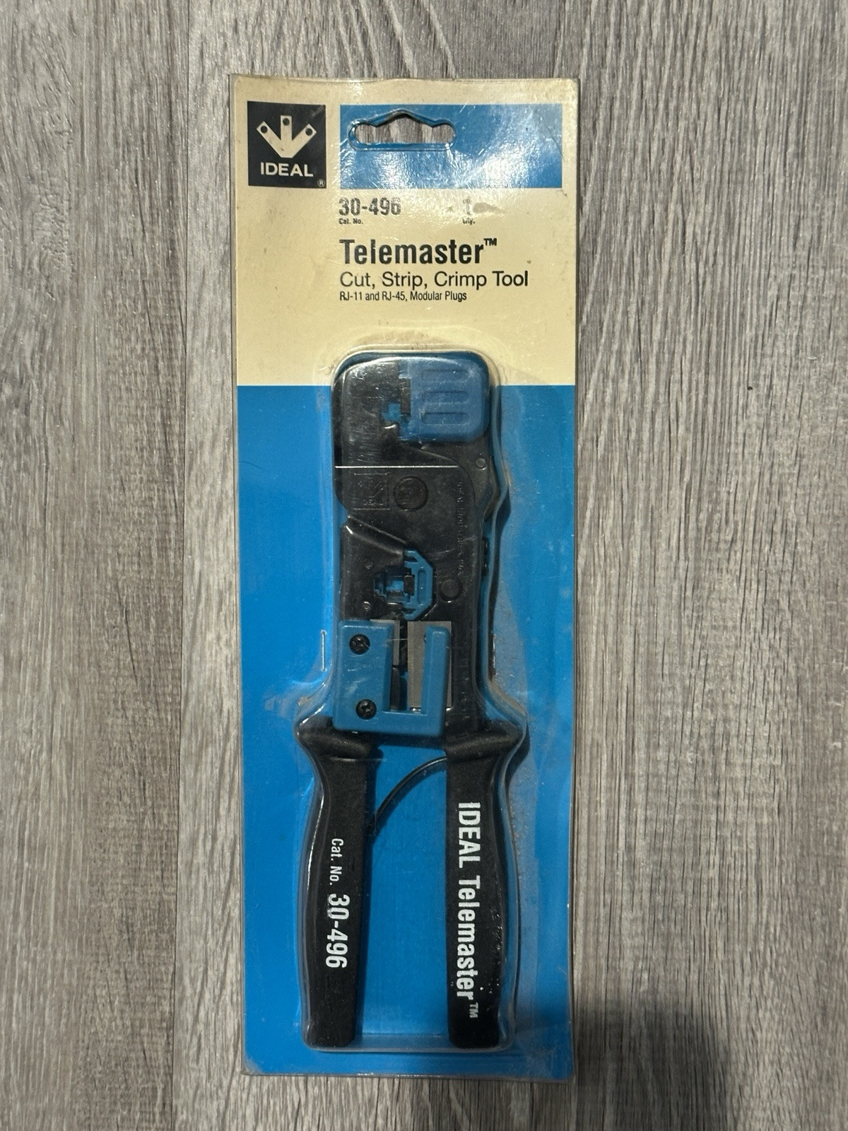 IDEAL 30-496 Telemaster RJ-11/RJ-45 Tool CAT5 CAT5e CAT6 CAT3 For Voice Data New