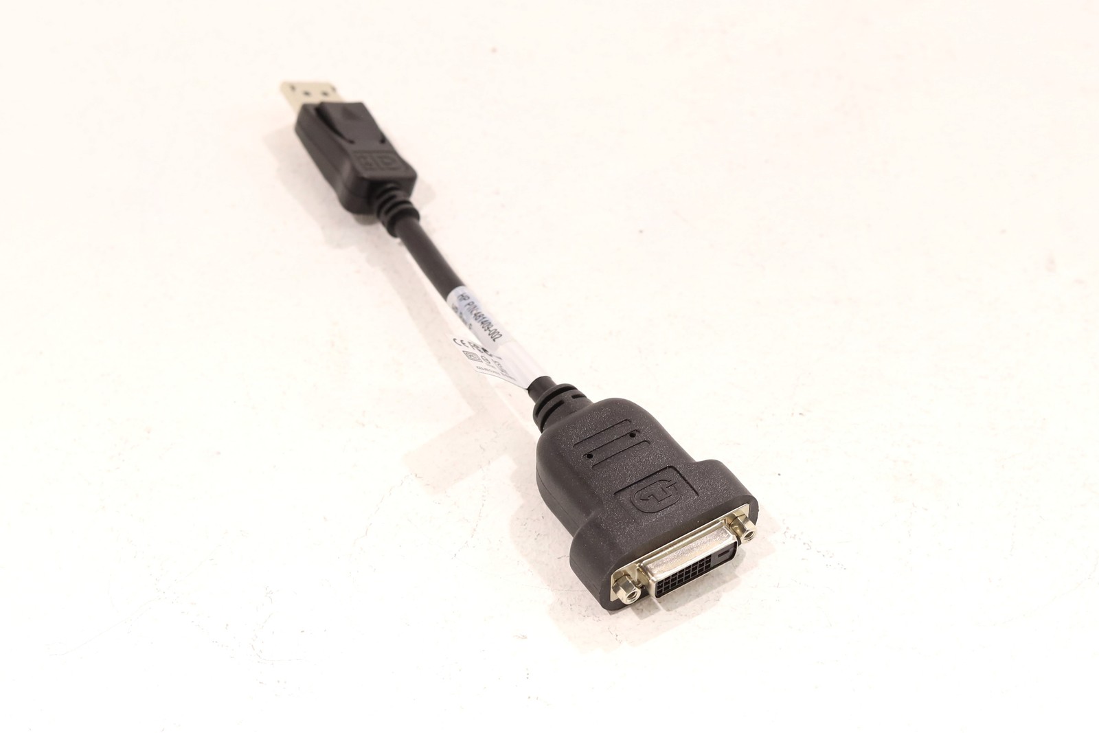HP DisplayPort to DVI Adapter Cable P/N: 481409-002 Tested Working
