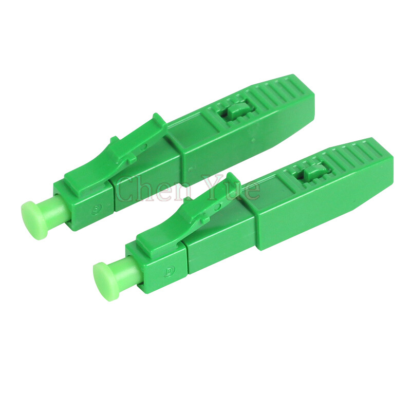 10pcs LC 0.9mm Fiber Connector Rapid FTTH LC APC Fast Connector Quick Connection