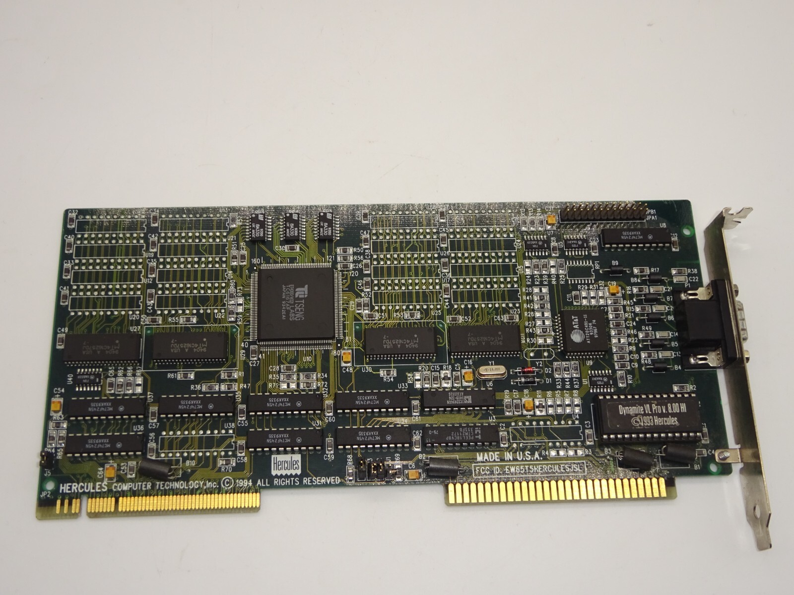 HERCULES DYNAMITE VL PRO 8.00H TSENGLABS ET4000/W32i 1MB RETRO VLB VGA #GK8242