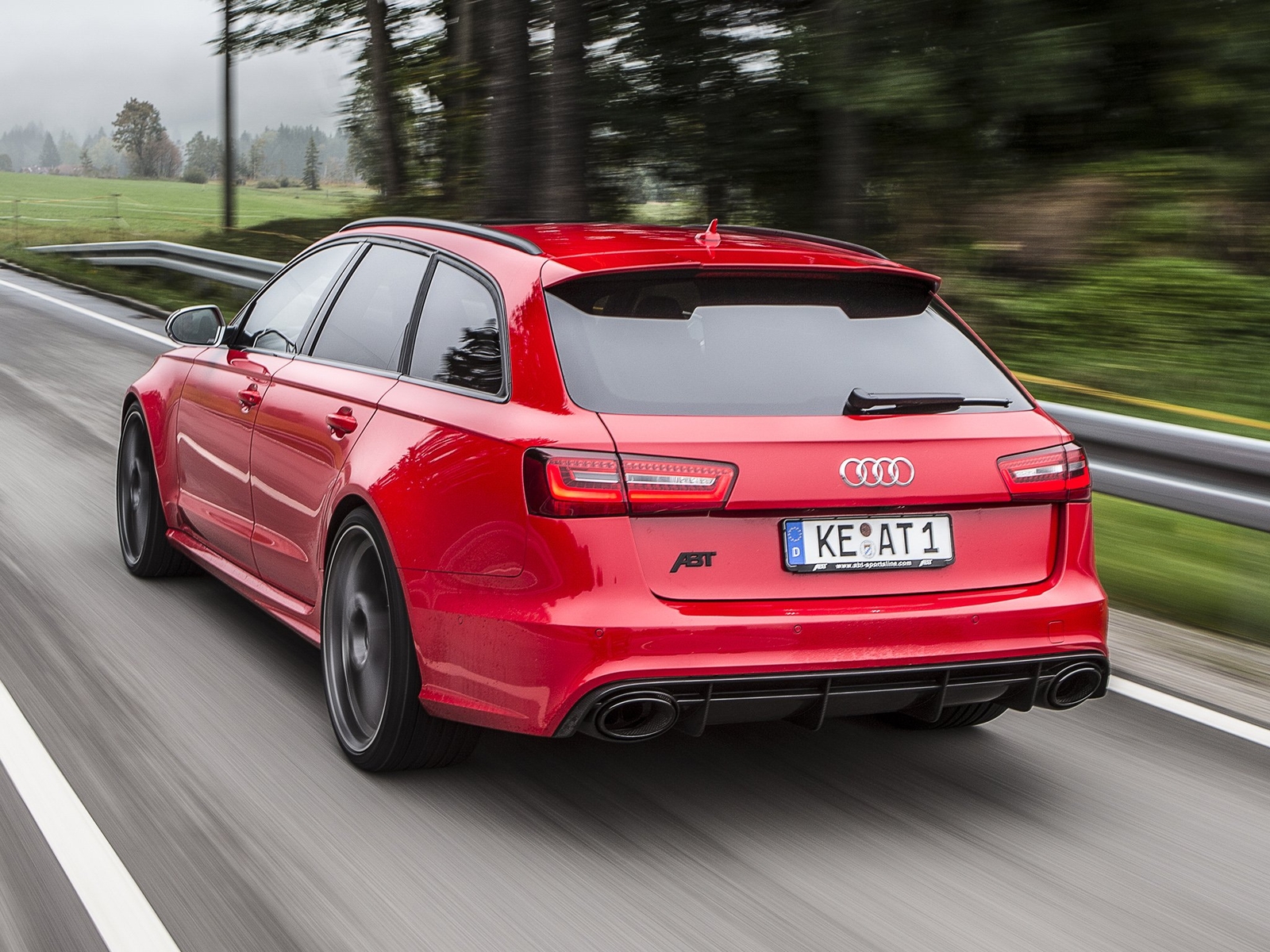 Cars 2013 abt audi rs6 avant stationwagon Desk Mat Stitched