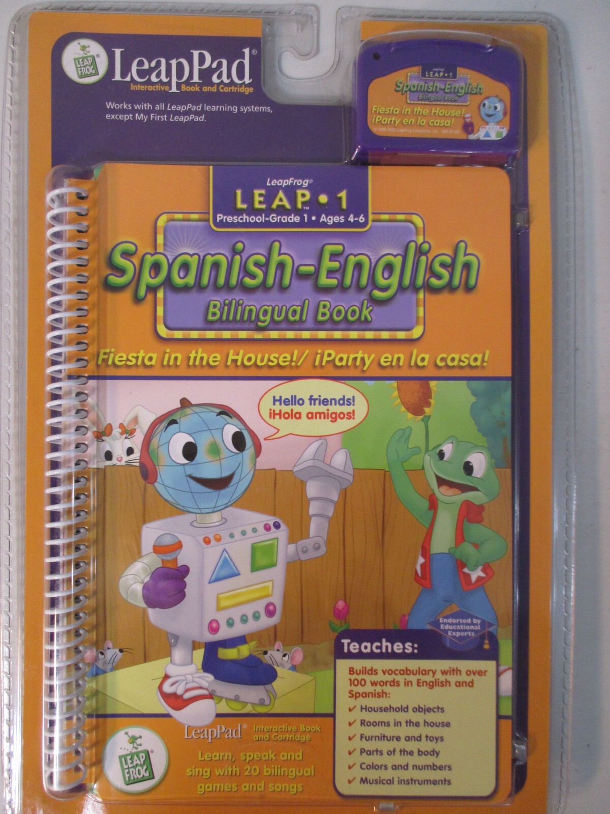 LeapFrog Spanish-English Bilingual Book New