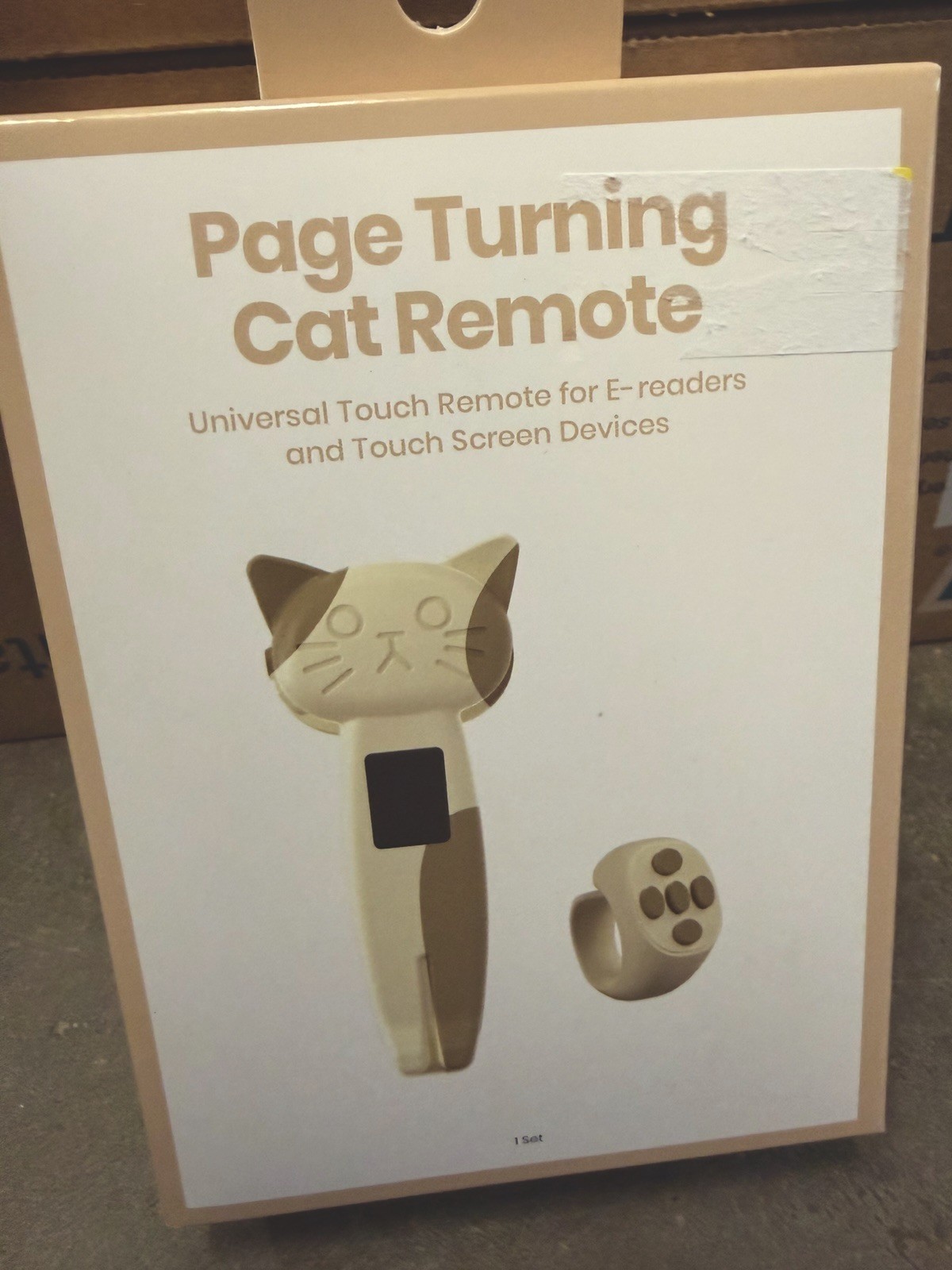 NEW GEMS Universal E-Reader Page Turning Remote Brown Cat Kindle