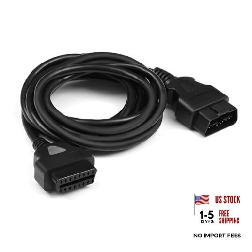 5ft 1.5m OBD2 16 Pin Male to Female Extension Cable, Car OBD2 OBD-II
