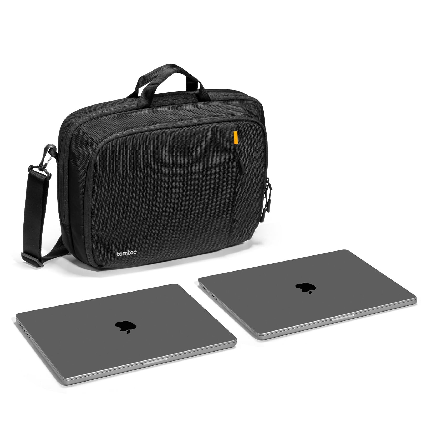tomtoc 15.6-inch Dual Compartment Laptop Briefcase for 2 Laptops, Business Pr...
