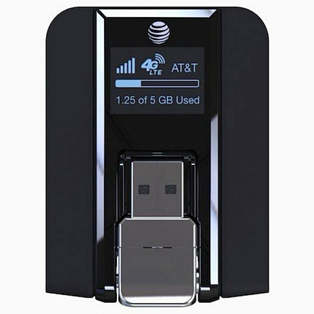 NETGEAR 340U 4G LTE AT&T Unlocked USB 4G Modem Dongle for PC, Black