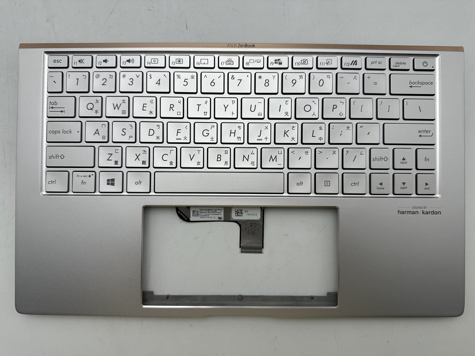 Laptop Keyboard for ASUS ARTON-E UX334F U334U UX334A U3600F White TW Backlit