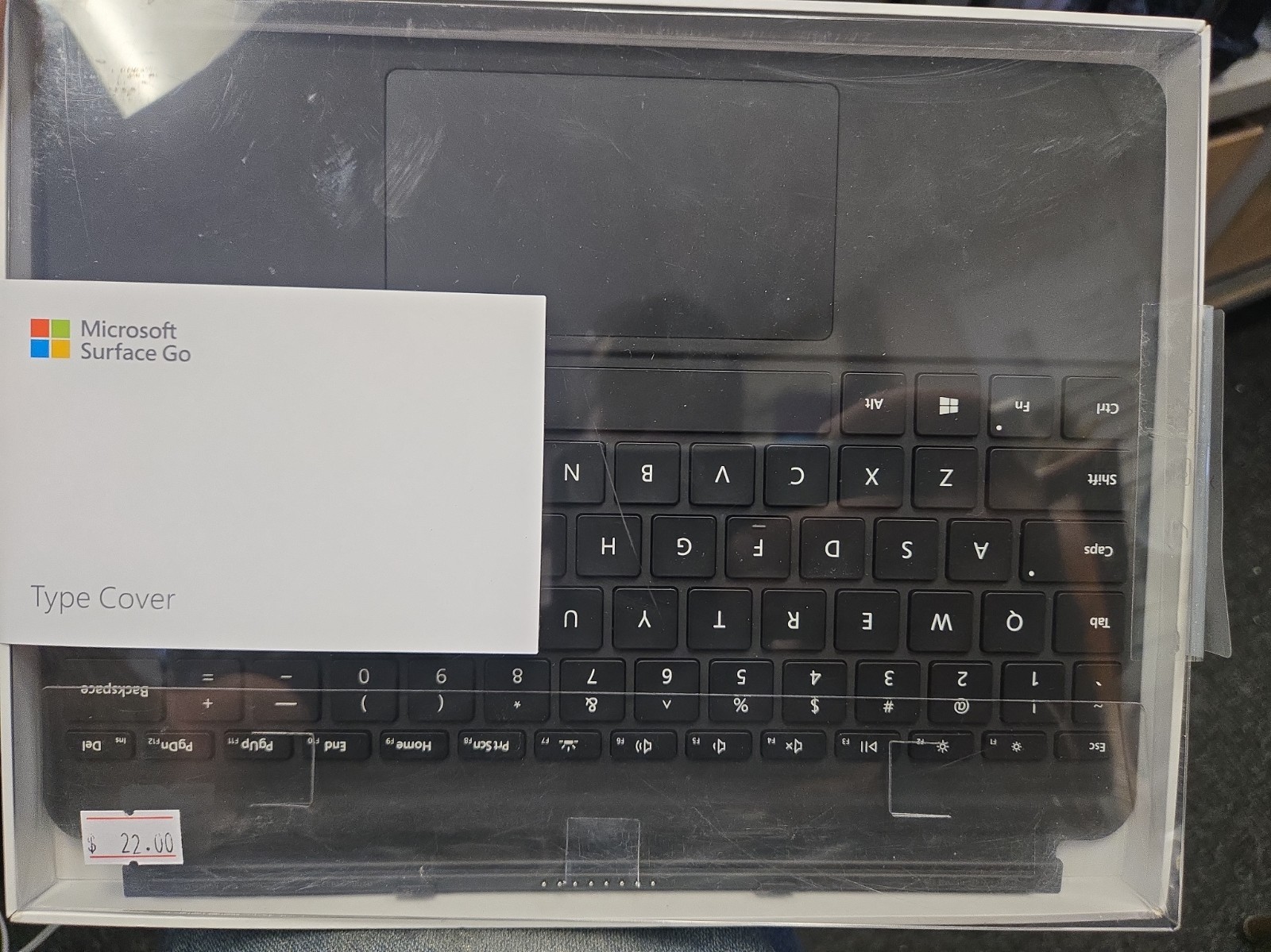 Genuine Microsoft Surface Go Type Cover / Keyboard / Black - 1840
