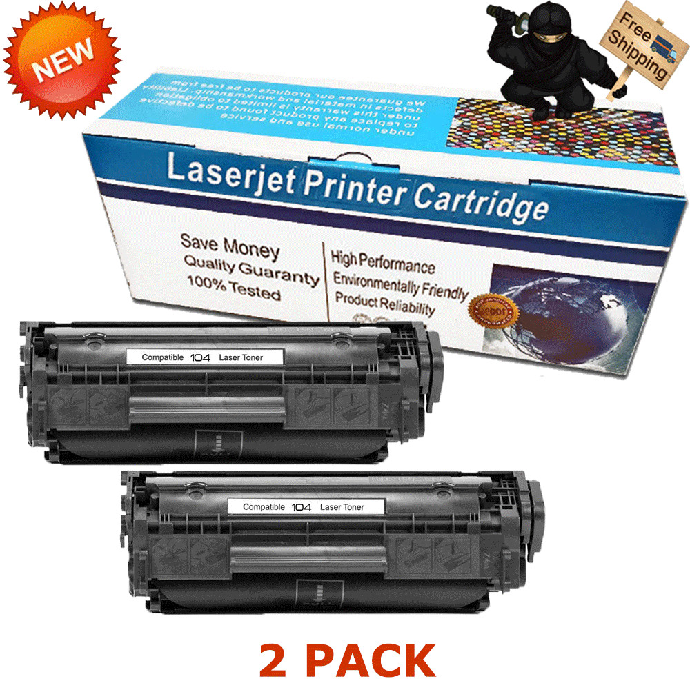 2PACK CRG 104 Toner For CANON 104 ImageClass MF4350D MF4150 D420 Faxphone L90