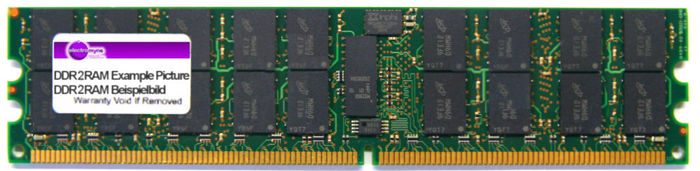 2GB Nanya DDR2-667 PC2-5300P ECC Reg 2Rx4 RAM NT2GT72U4NB0BV-3C server memory