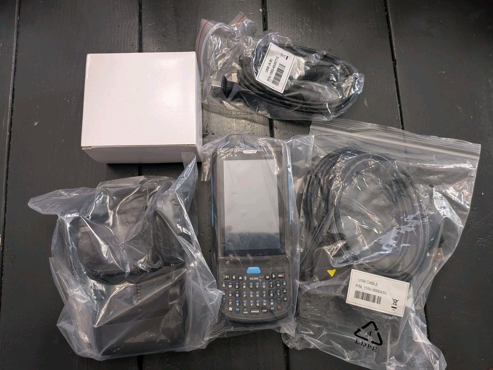 Unitech PA690 Mobile Rugged Computer Barcode Scanner With Accessories NEW NO BOX
