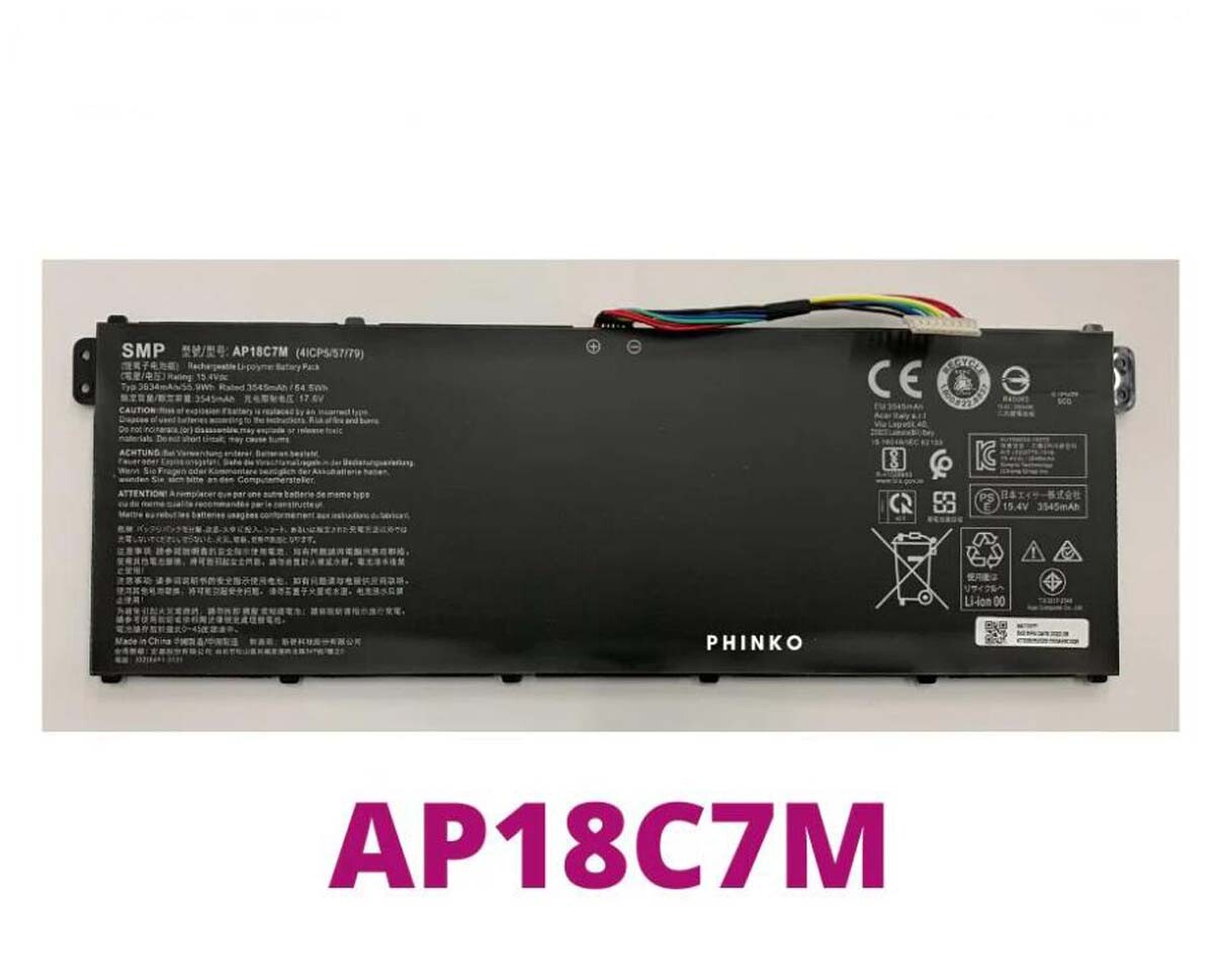 Genuine Battery AP18C7M For Acer Swift 5 SF514-54G 54GT 54T T3 SF313-52 53 52G