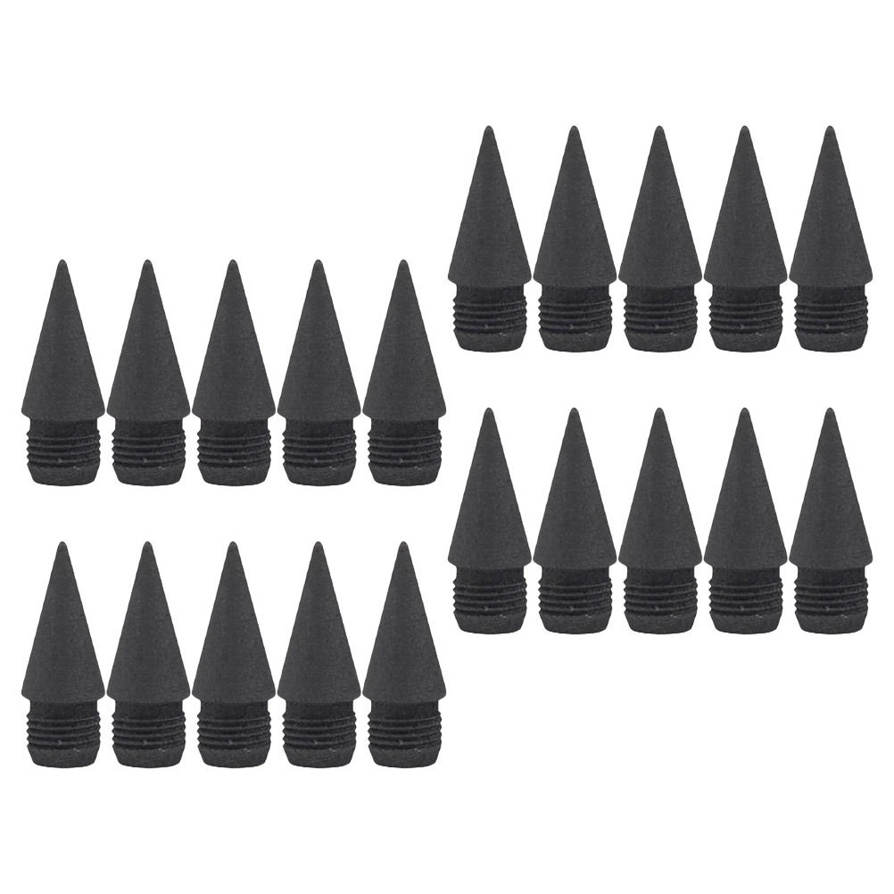 20Pcs Graphite Replaceable Pencil Heads Inkless No Sharpening Easy to Use