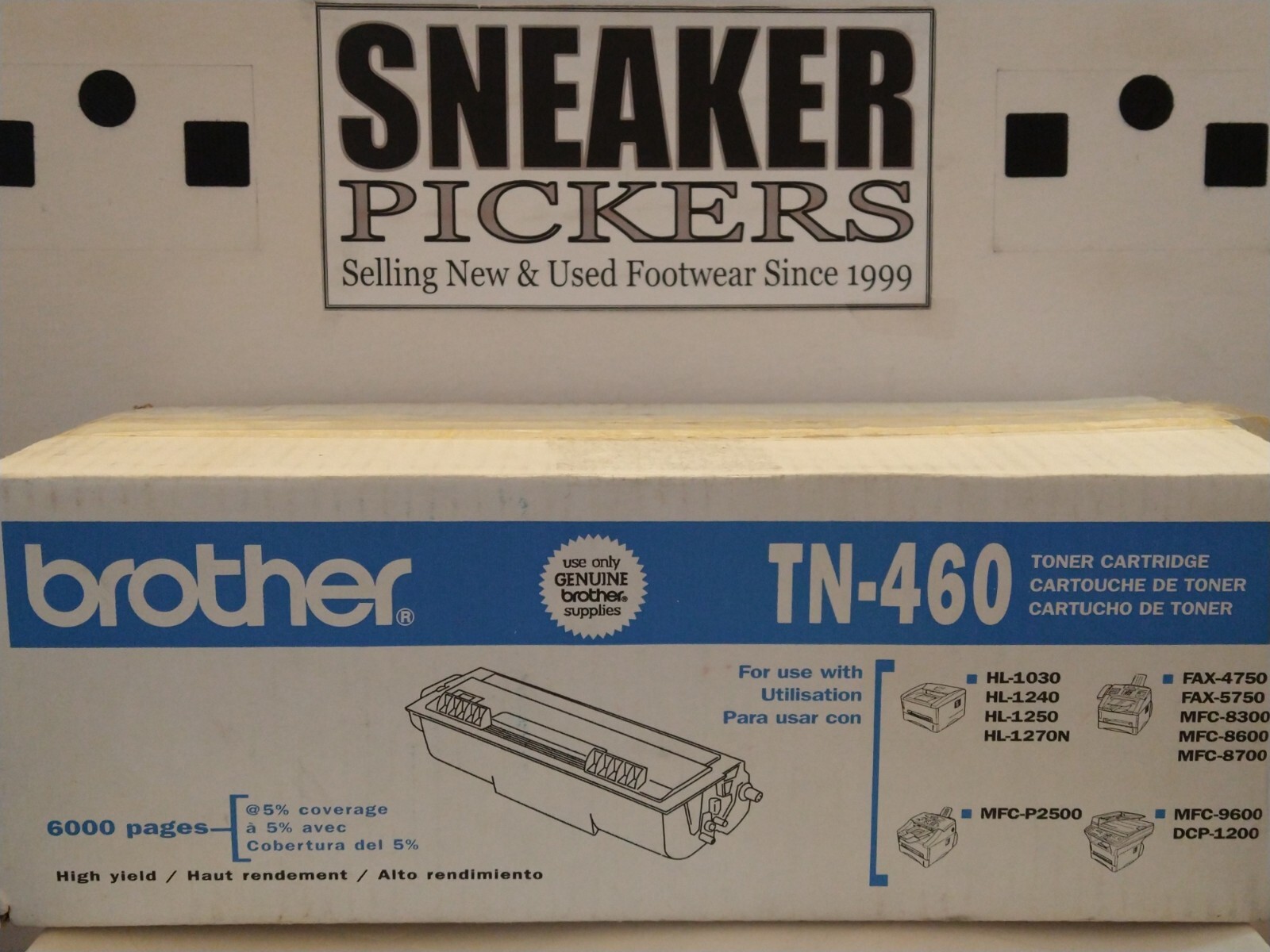 Brother TN-460 GENUINE Toner Cartridge OEM - Factory Sealed in Open Box RARE