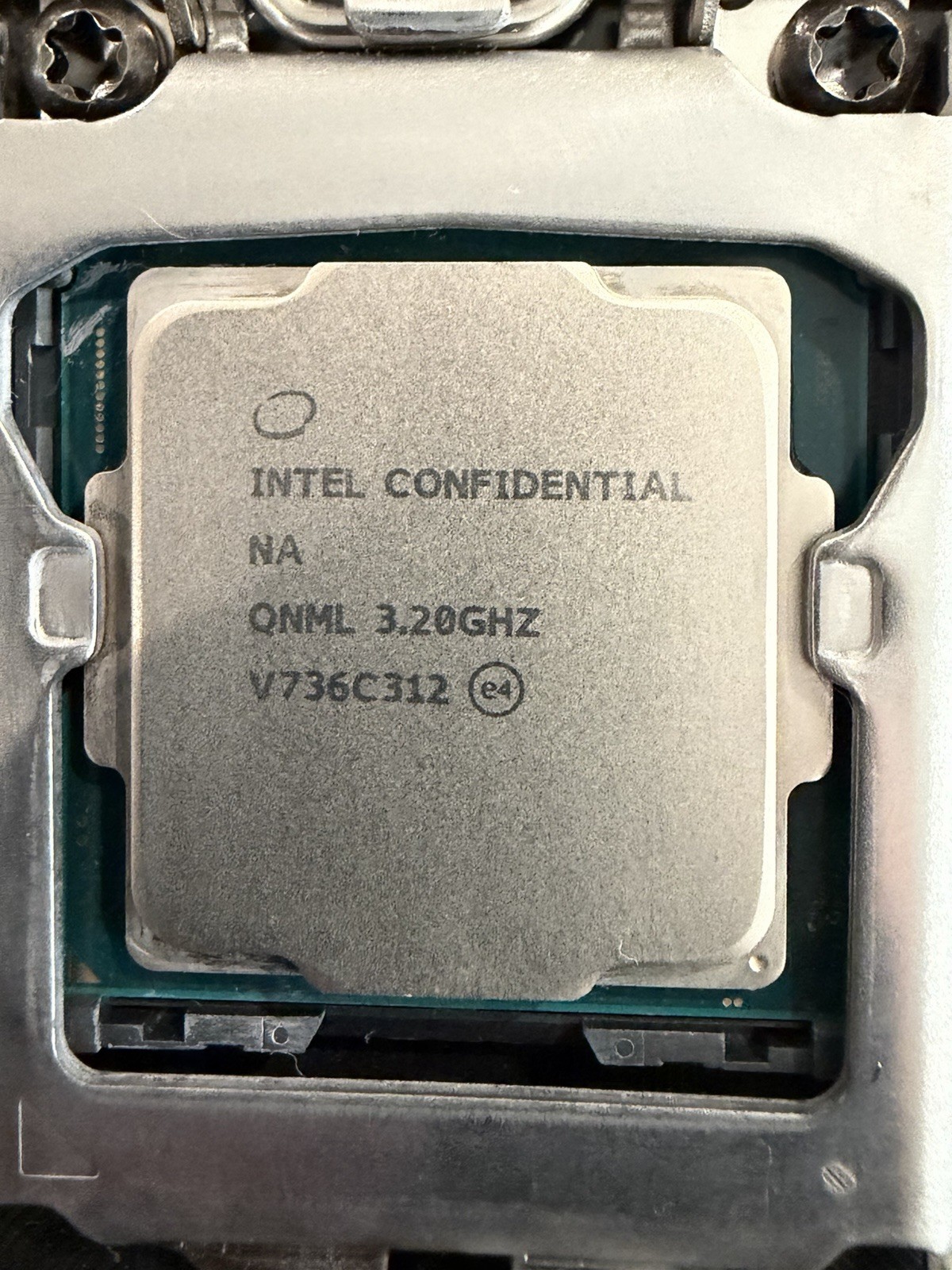 Intel Core i7-8700 ES QNML 3.20GHz LGA1151 CPU Processor Intel Confidential