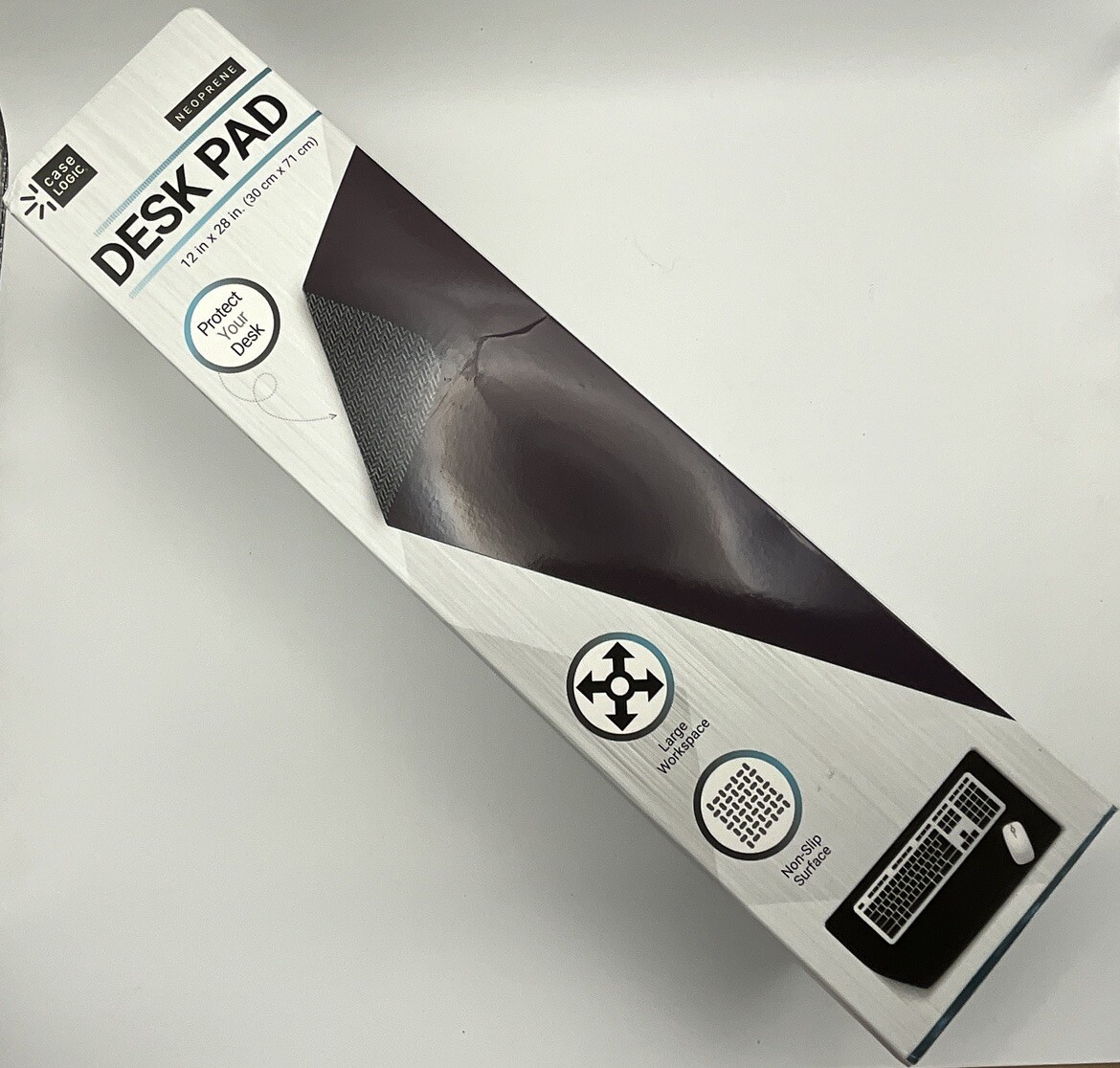 New Case Logic Desk Pad 12 In x 28 In Protect Your Desk