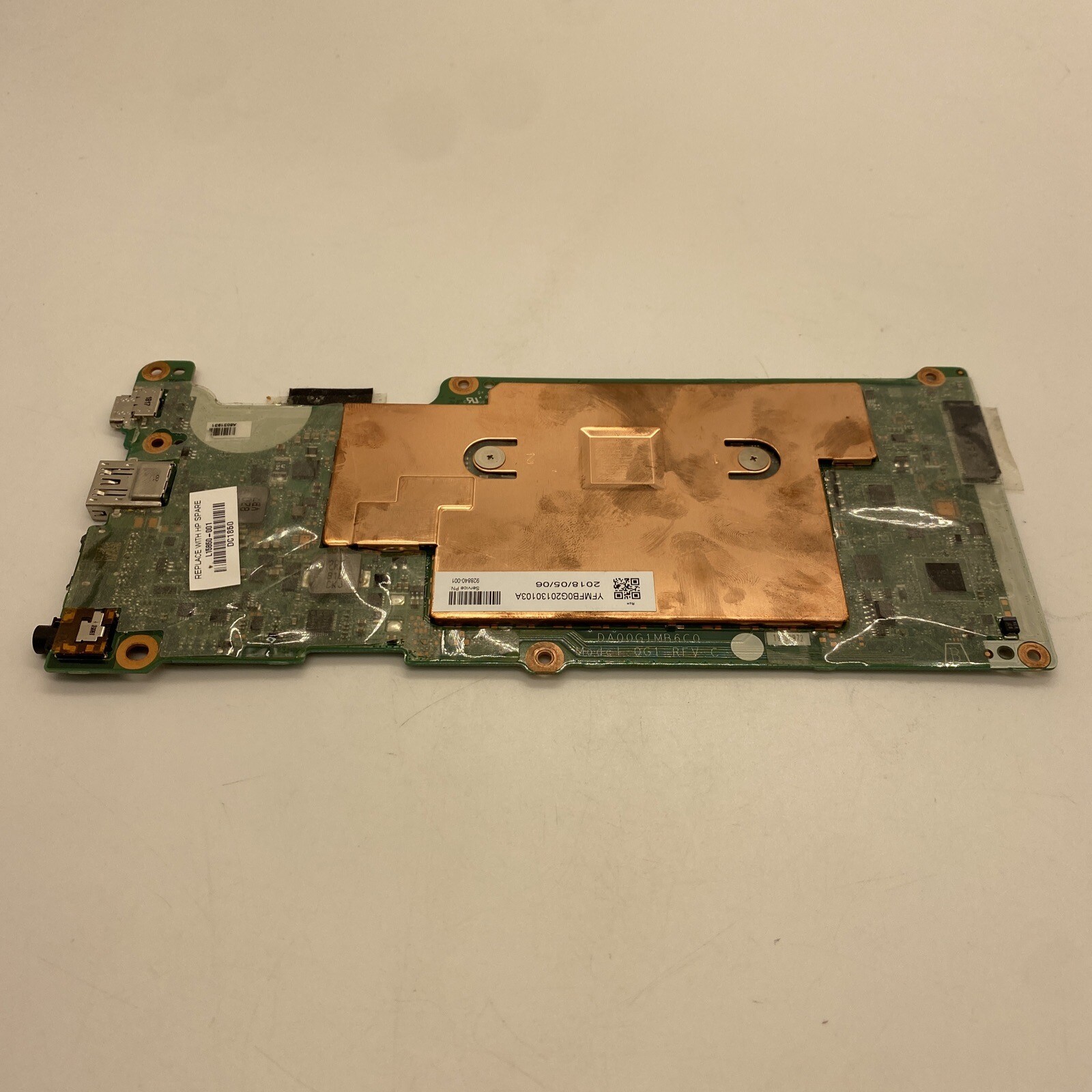 HP 11 G6 EE Chromebook Intel Motherboard DA00G1MB6C0 L15850-001 N3350 Tested