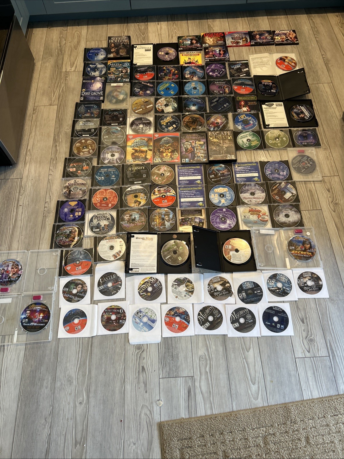 Lot Of 85 PC Computer Games-Mystery-Fun-Slots Good Condition Nice Conditions