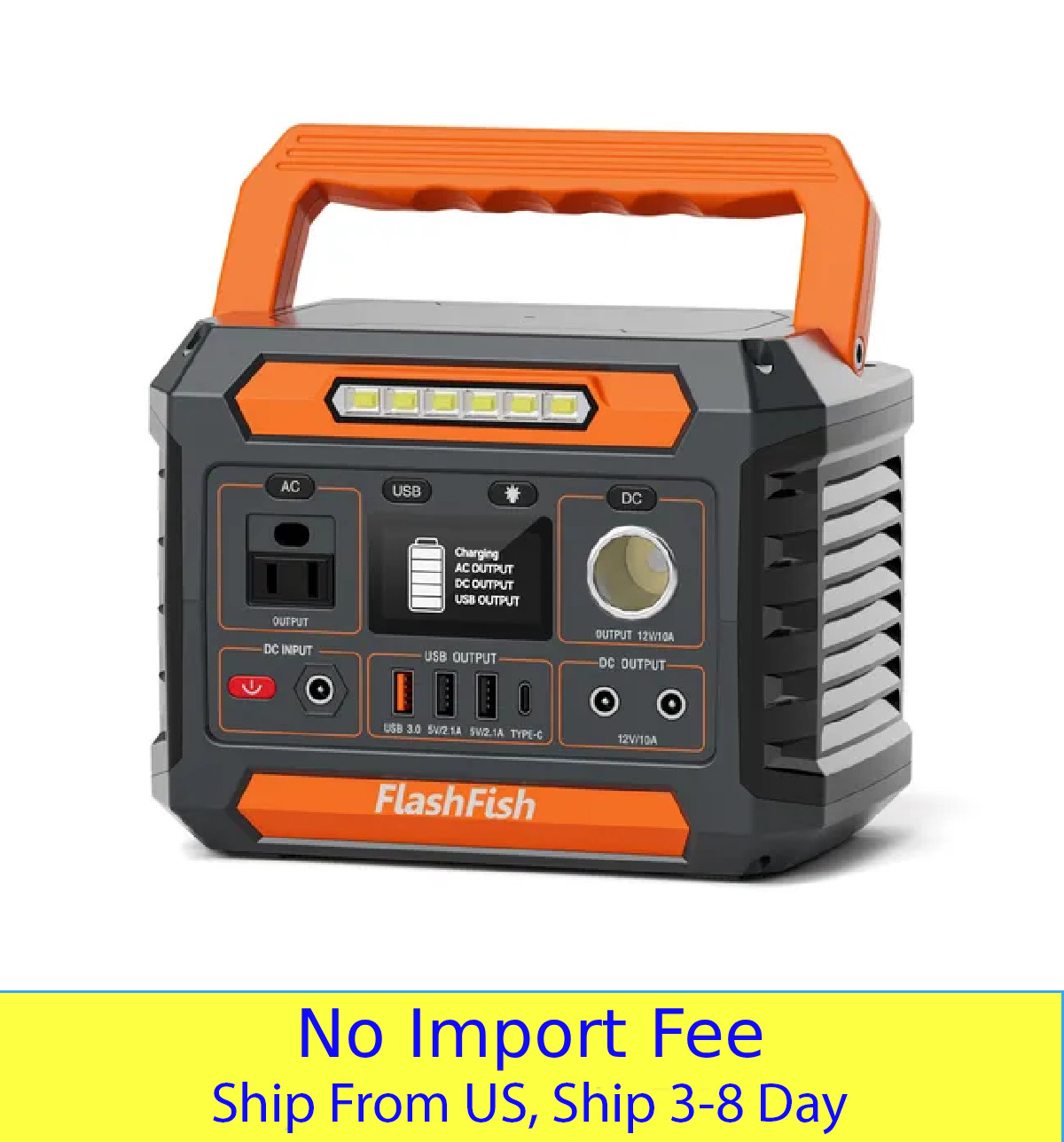 300W Portable Power Station 230Wh Solar Generator Backup Battery AC Outlet CPAP