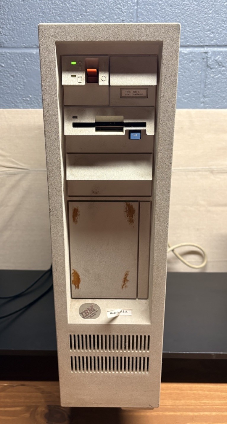 IBM PS/2 8560-041 Model 80 386DX-16 tested to power on
