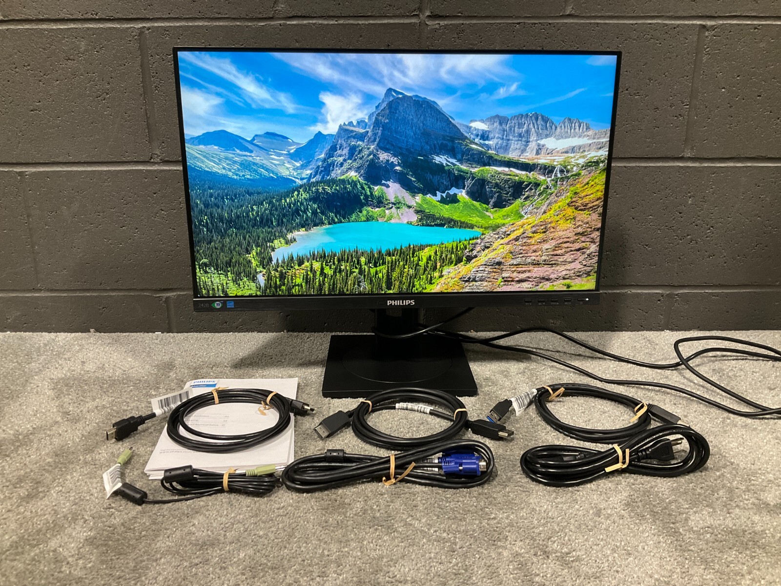 Philips B Line 23.8" LED LCD Monitor 1080p 242B1H ✅❤️️✅❤️️ OPEN BOX