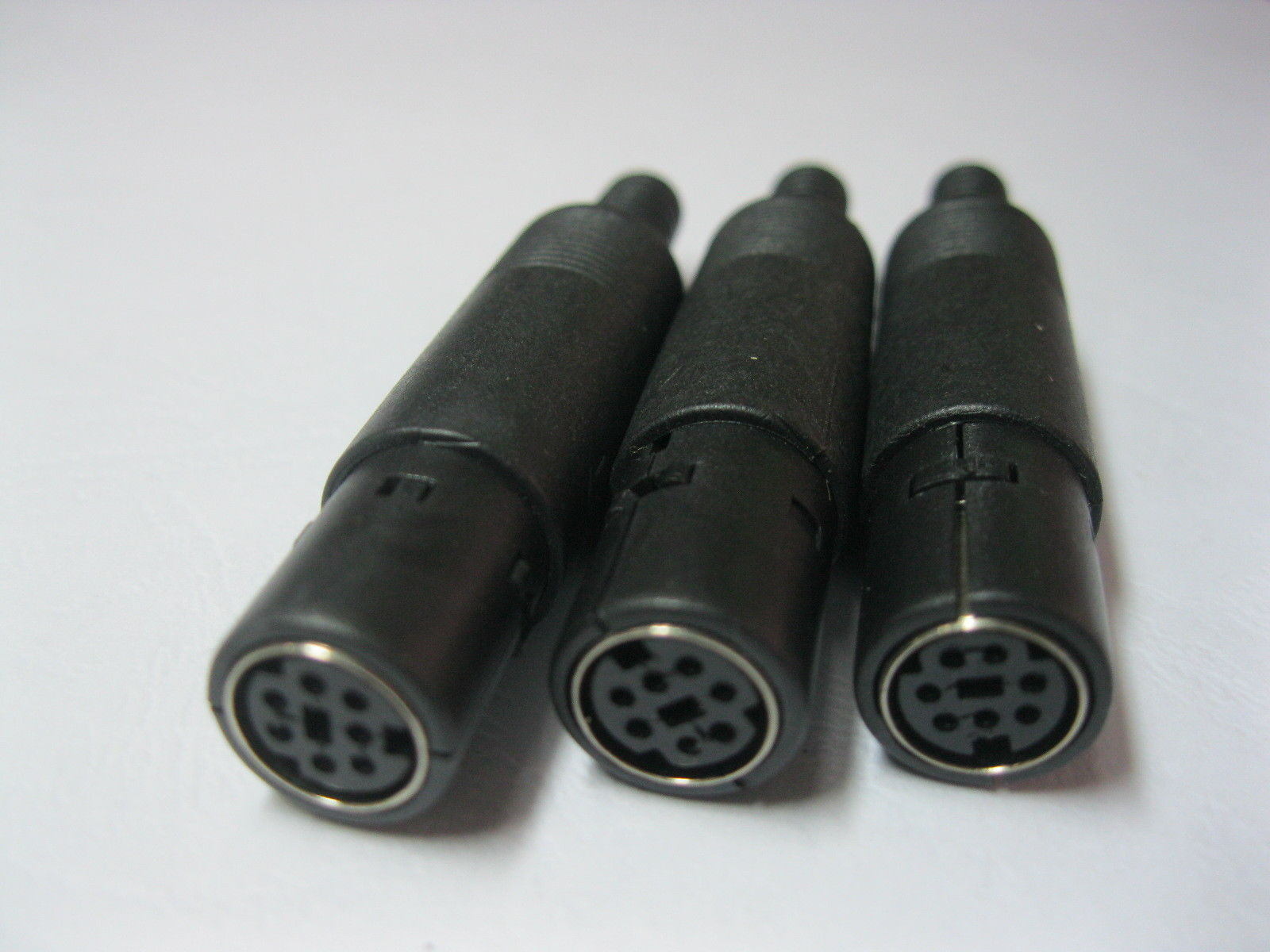 50 pcs 7Pin Mini DIN Jack Female Connector with Plastic Handle New