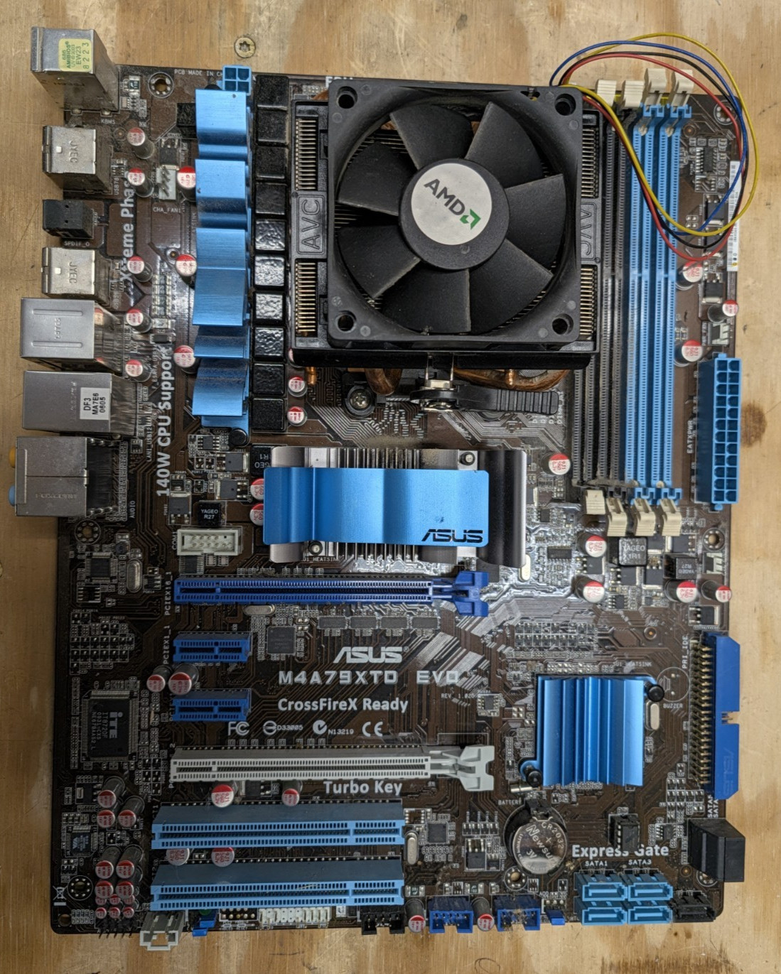 ASUS M4A79XTD EVO ATX Motherboard -- includes CPU