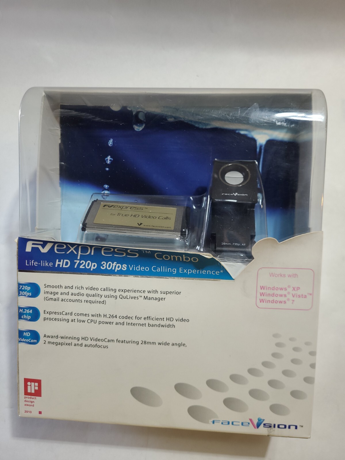 FV EXPRESS COMBO HD 720P 30FPS [BRAND NEW / UNOPENED]:  Video Calling Experience