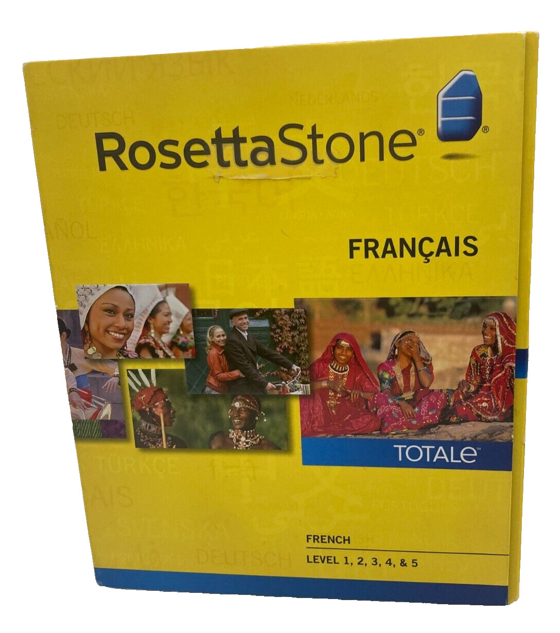 Rosetta Stone French Francais Level 1 3 4 5 CD Includes Headset