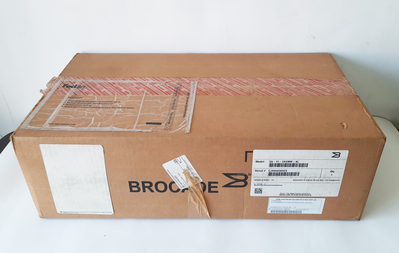 BROCADE SX-FI-2XGMR-XL FSX MANAGEMENT MODULE FASTIRON SX 1600 - New Open Box