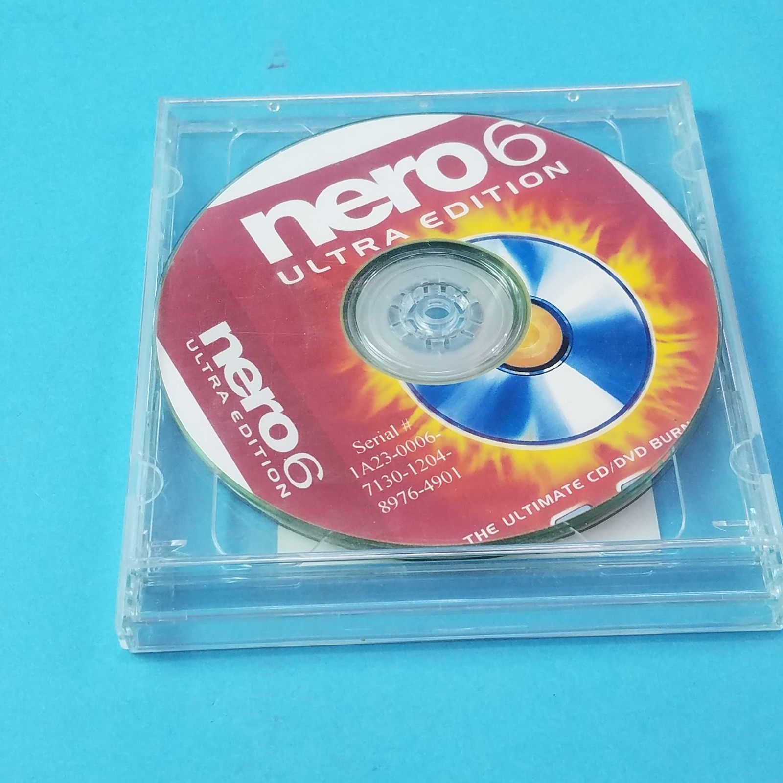 Nero 6 and 7 Ultra Edition - 2 CD'S WITH SERIAL # INCLUDED