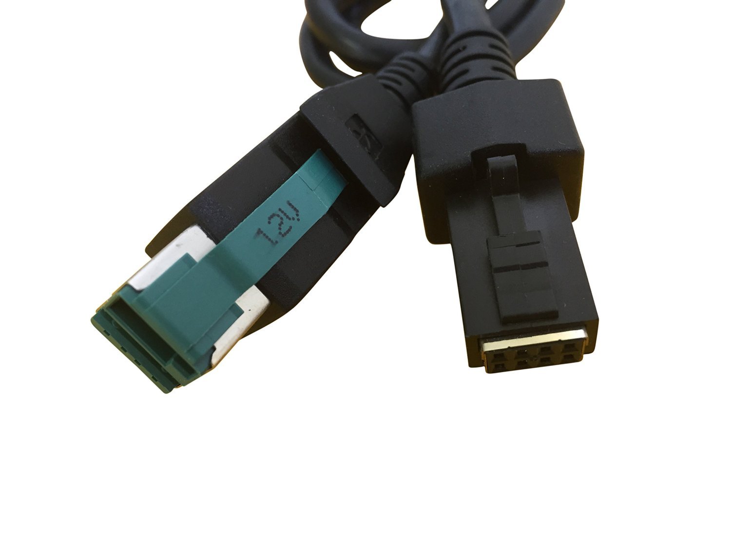 6Ft/1M 12V Powered USB to 2x4 Pin Power USB cable for POS Terminals.