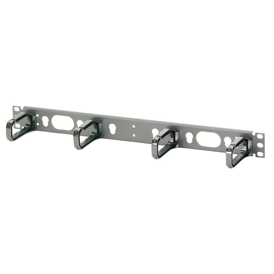 Panduit CMPHF1 Horizontal Single-Sided Cable Manager Steel 1RU 3.4" Depth Black