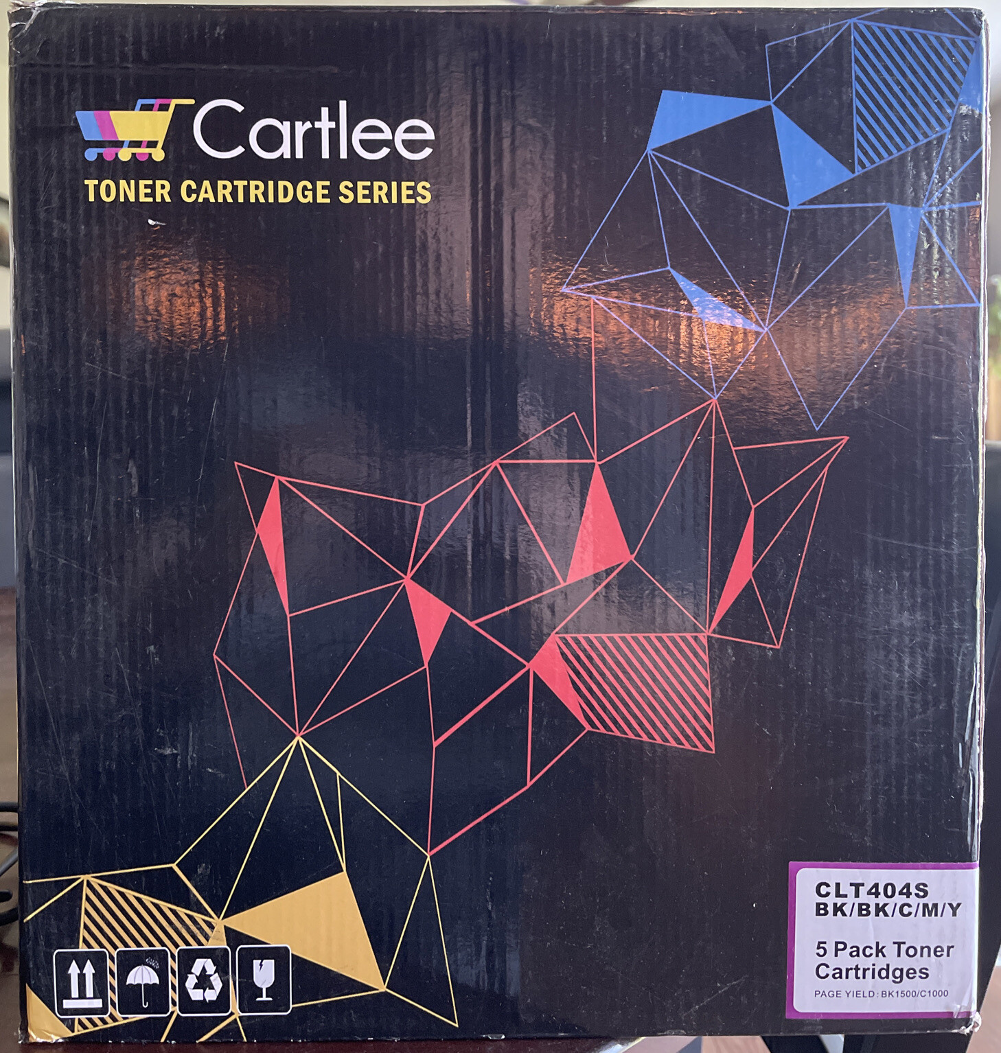 Cartlee. 5 Compatible Toner Cartridges Replacement for CLT-K404S NEW