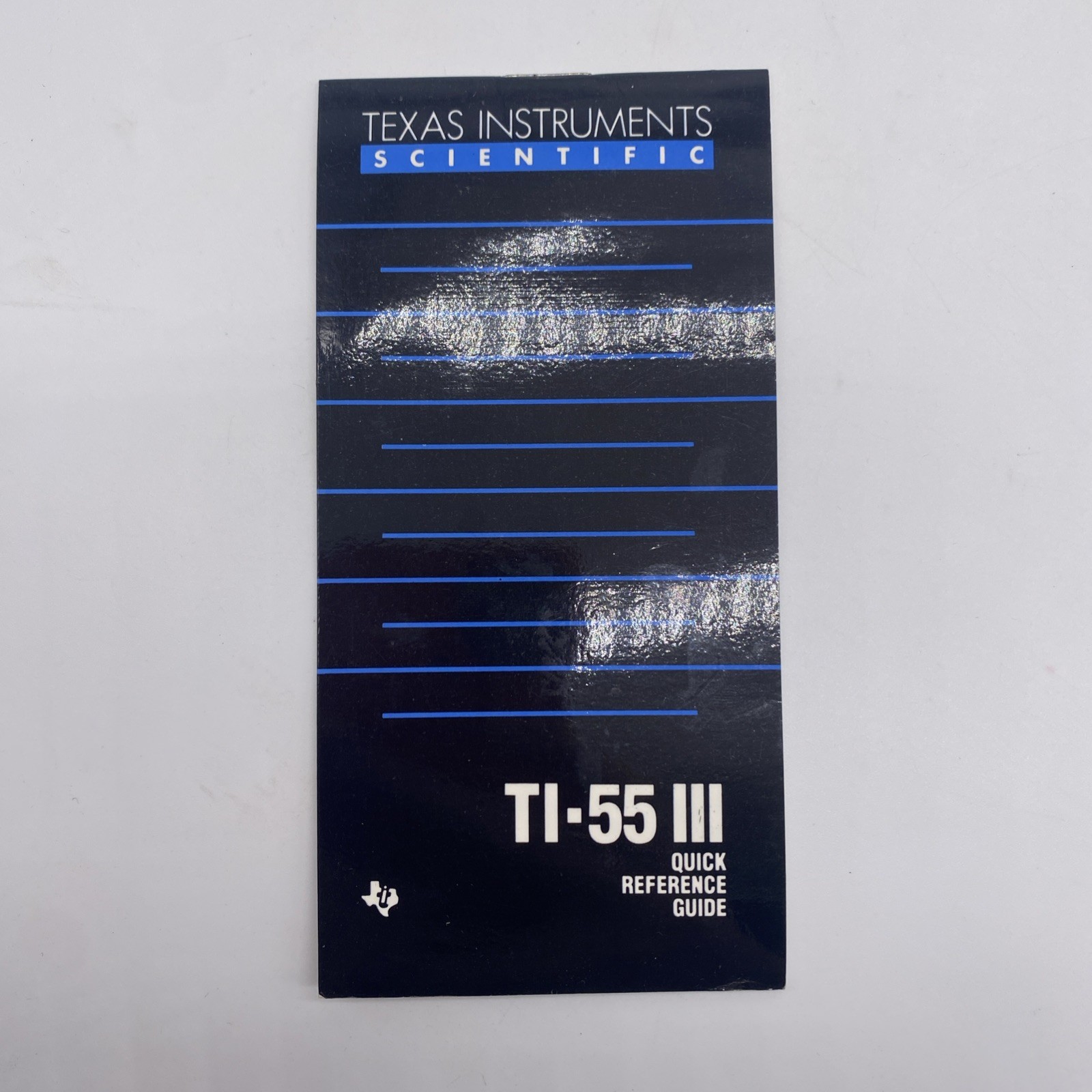 Texas Instruments TI-55 III Quick Reference Guide