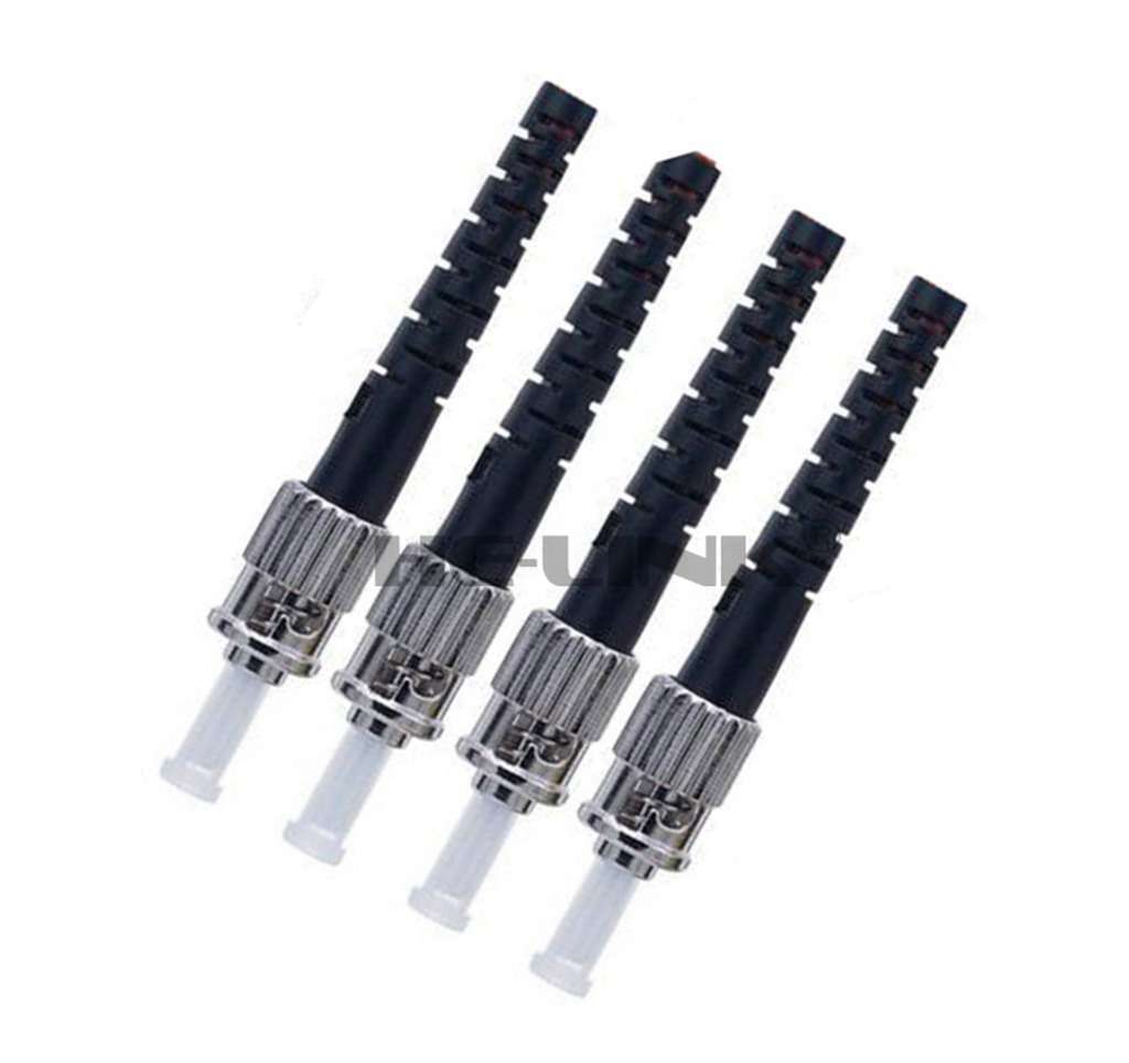 100M ST-ST Indoor Armored Singlemode 4 Strands Fiber Patch Cord
