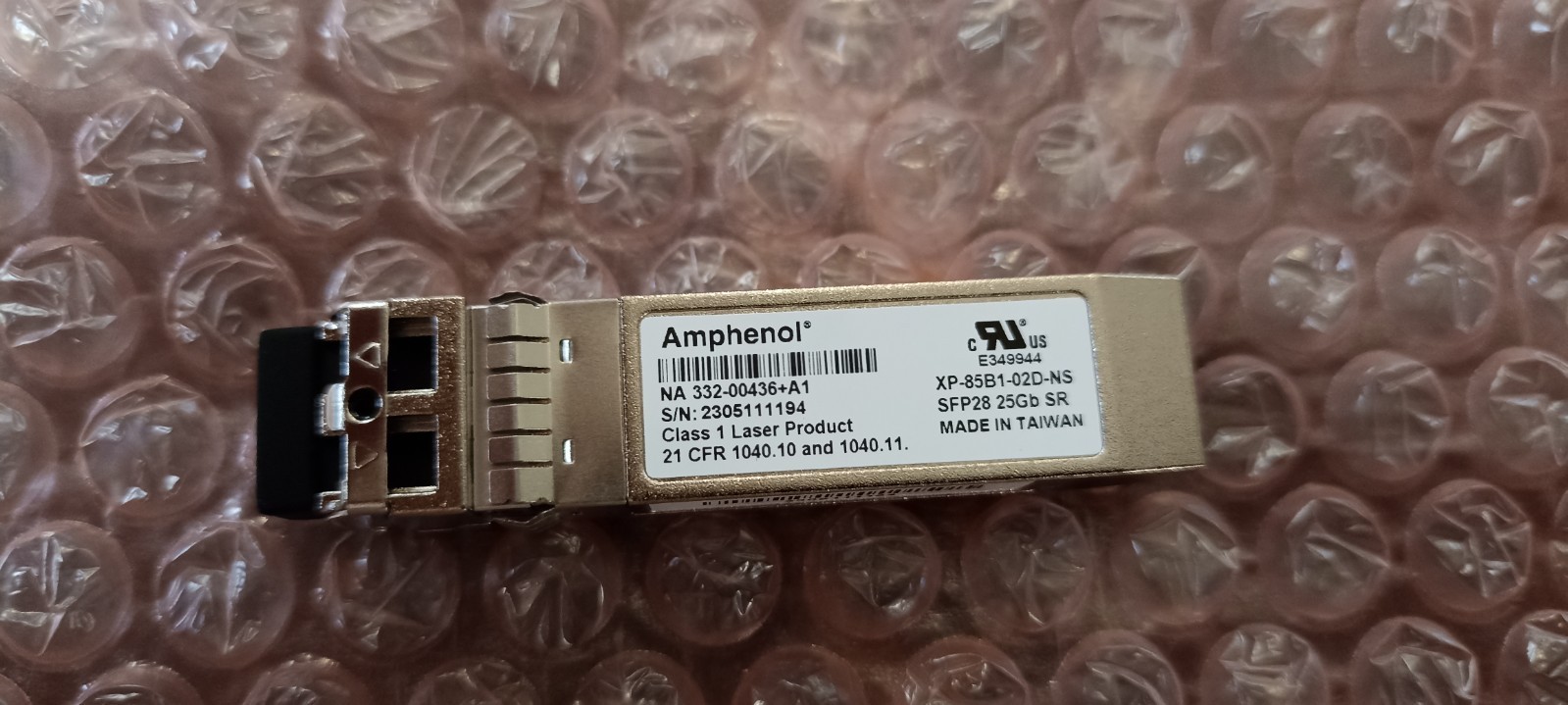 New  NetApp 332-00336+A1 SFP+ Optical 25GB Transceiver SR XP-85B1-02D-NS