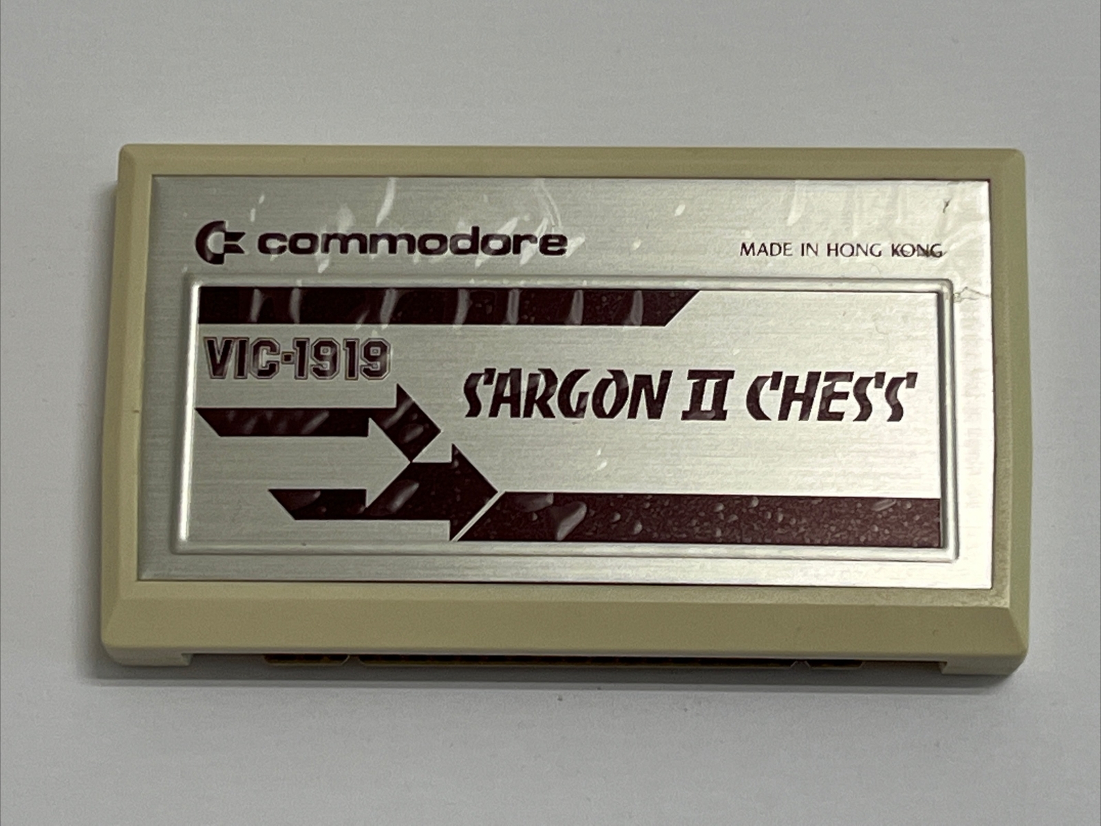VIC 20 Sargon II Chess Cartridge Commodore VIC-1919 Computer Game