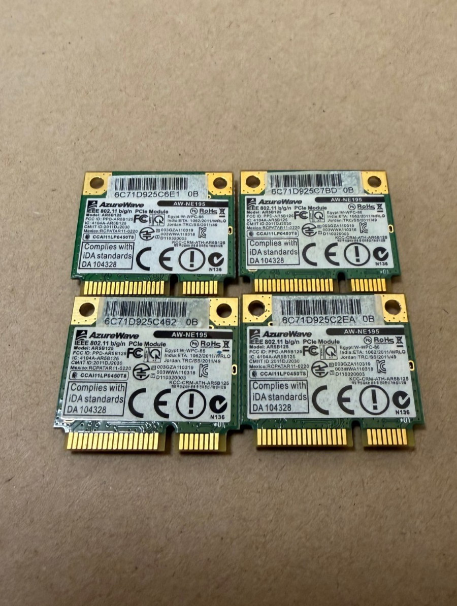 AzureWave AW-NE195 PCle Module - Lot of 4