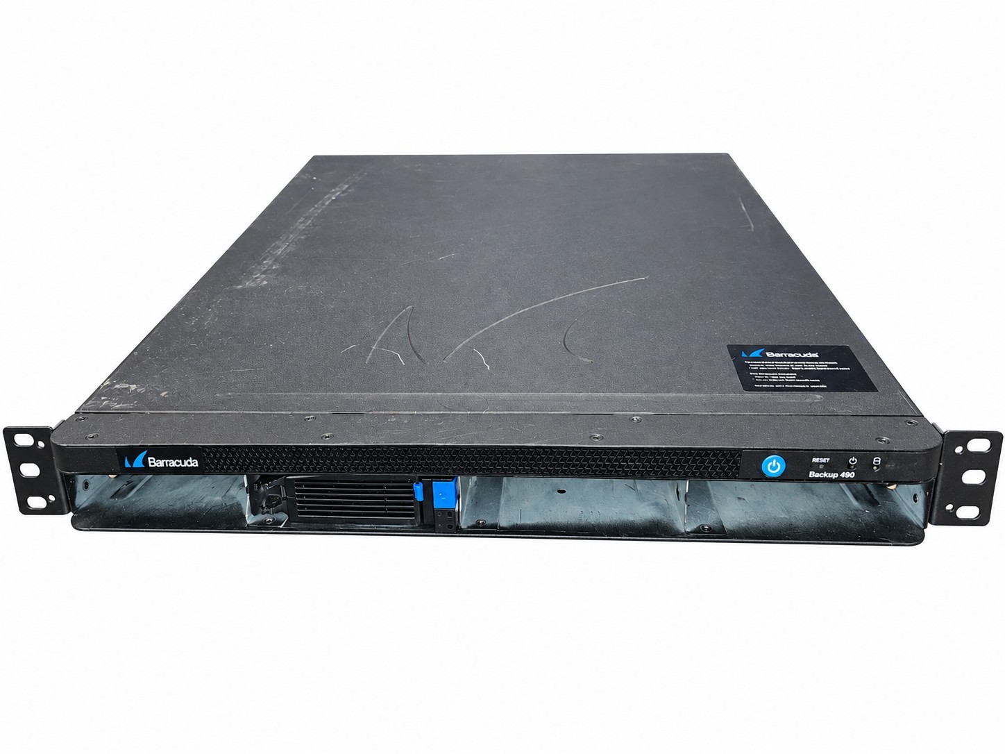 Barracuda Backup 490 BBS490a 1U Network Backup Appliance Tested Working No HDD