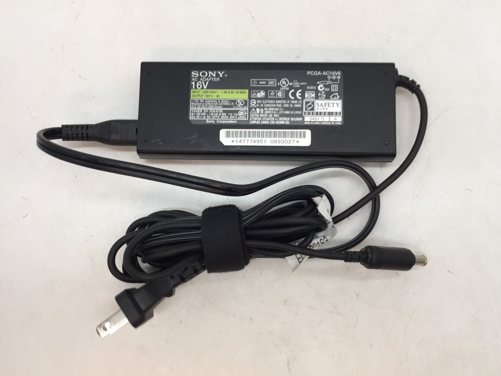SONY PCGA-AC16V6 AC Power Adapter Charger OEM FREE S/H