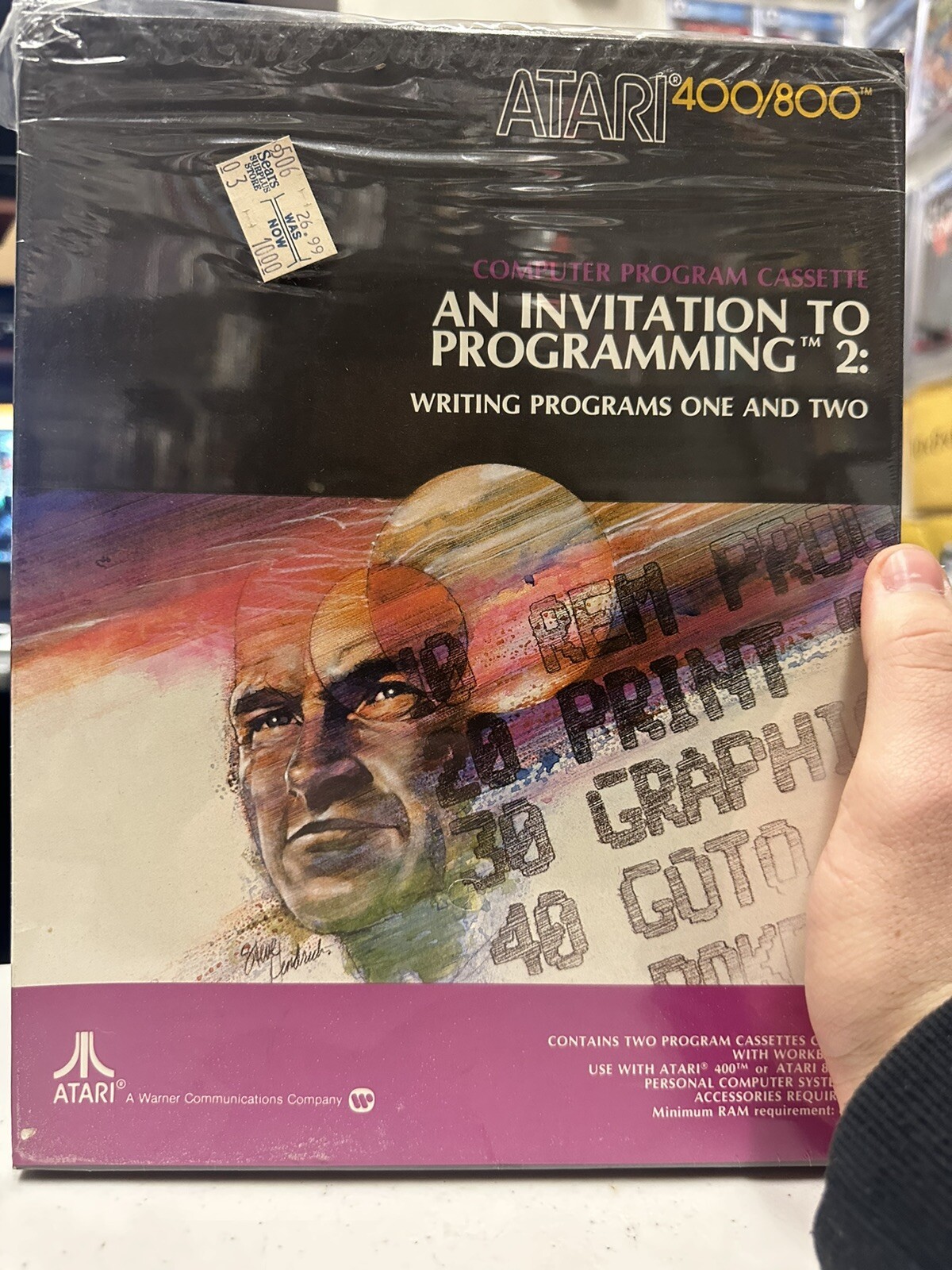 Atari Computers 400/800 An Invitation to Programming 2:Writing Programs *SEALED*