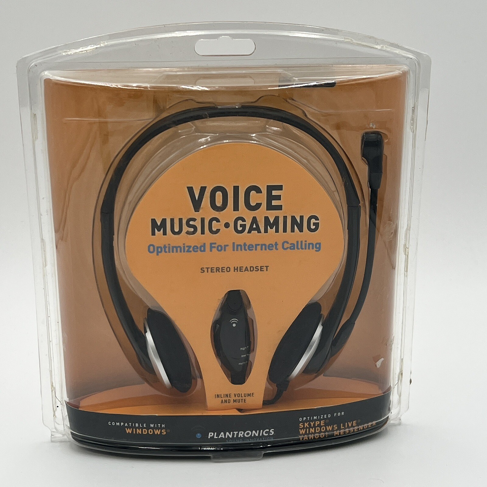 Plantronics Audio 326 Wired Noise Canceling PC Stereo Headset