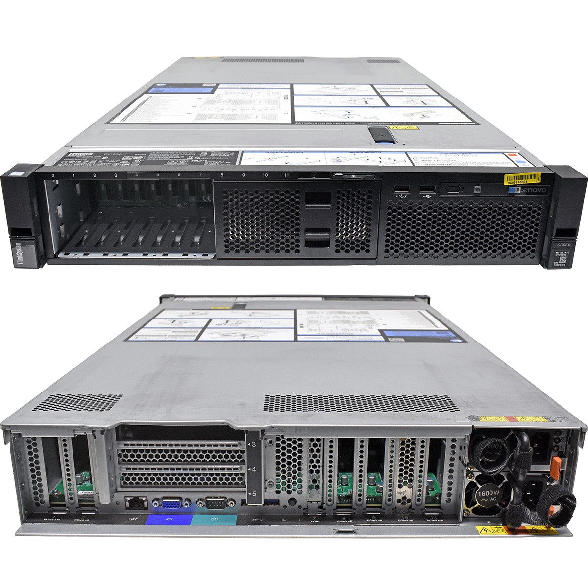 Lenovo ThinkServer SR850 no CPU 4x cooler LGA 3647 0GB PC4 RAM 8x SFF 2.5" 53...